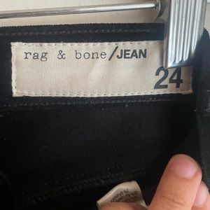 Rag & Bone Size 24 Black Jeans
